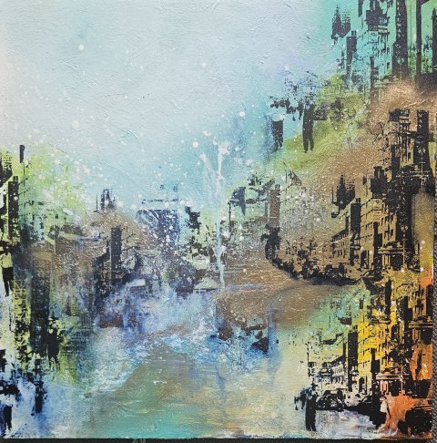 Abstrakt cityscape 1