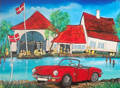 En smuk tur til Skipperhuset i Triumph Spitfire