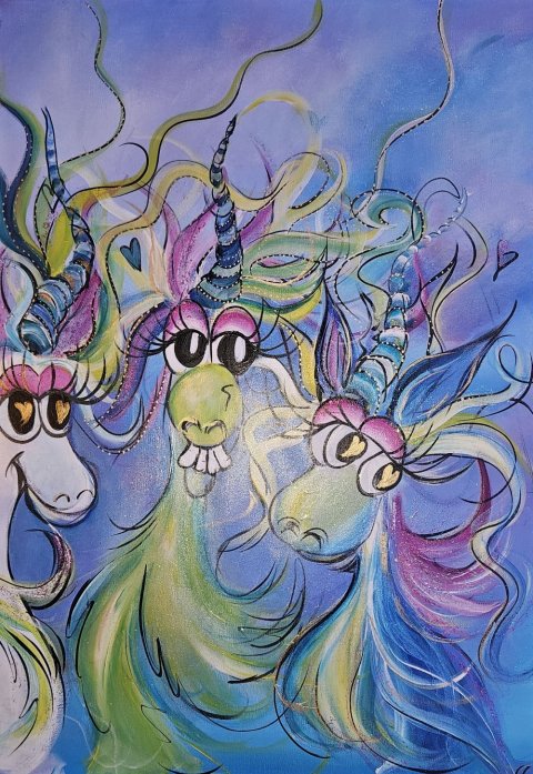 Enhjrninger eller noget...