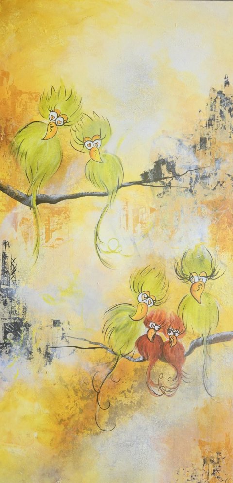 Lykkelige Familier i 3 generationer p pind