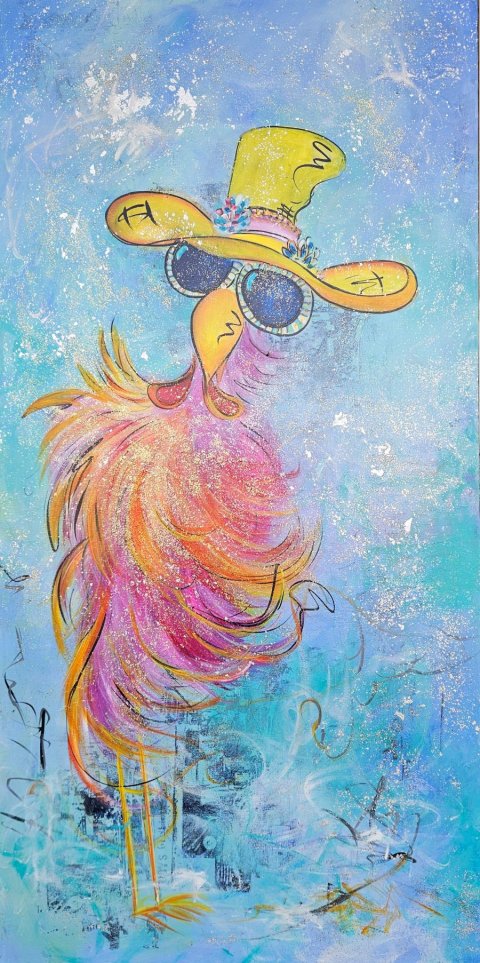 Tante Festlig i hjt humr