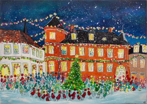 Holbk Julemaleri (kommer p forside af Julekalderen 2025)